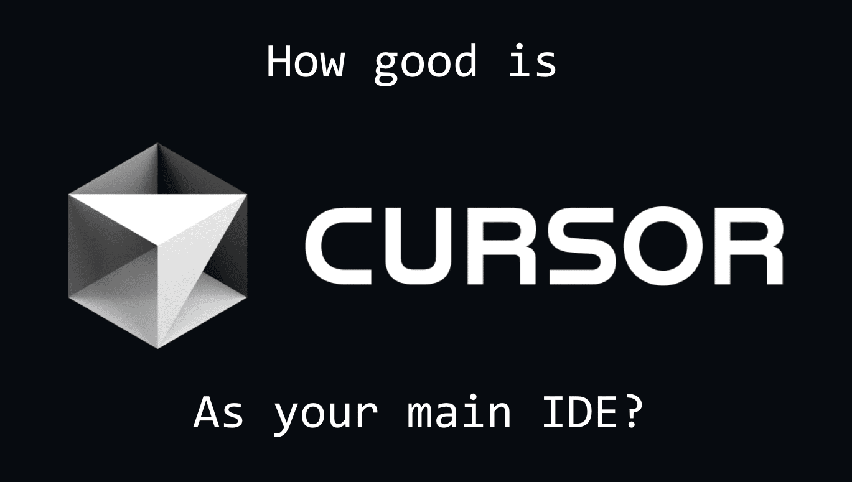 Experience Using Cursor and Claude Model for Programming Assistance